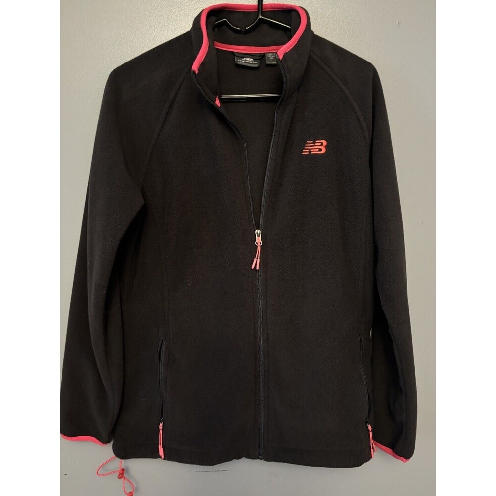New Balance Premium Fleece jacket - Grey With Orange Trim Women’s Large